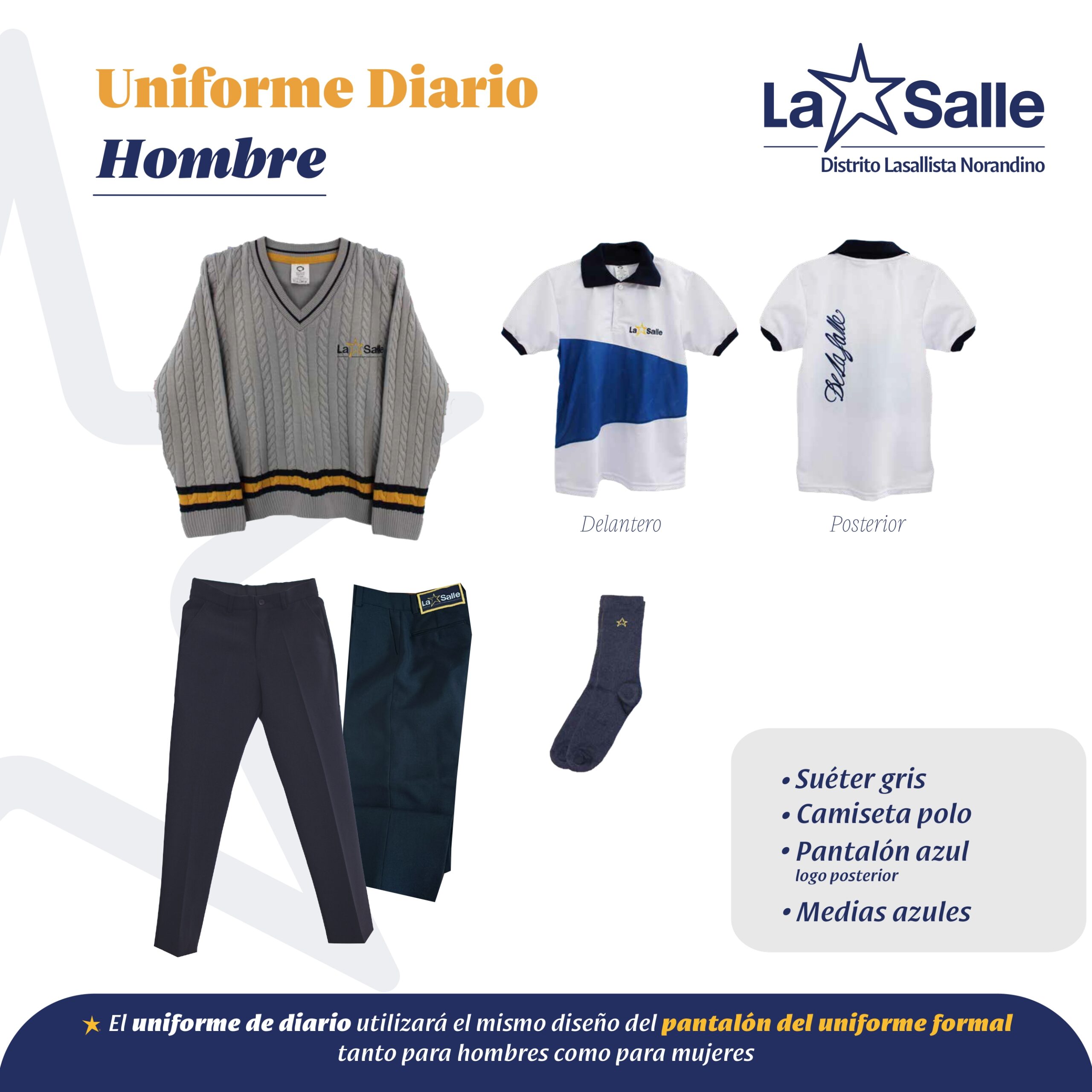 UNIFORME DIARIO HOMBRE